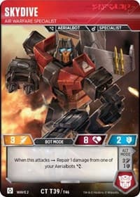Skydive - Air Warfare Specialist - Rise of the Combiners - Transformers TCG card