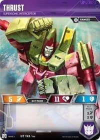 Thrust - Supersonic Interceptor - Rise of the Combiners - Transformers TCG card