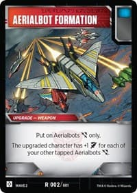 Aerialbot Formation - Rise of the Combiners - Transformers TCG card