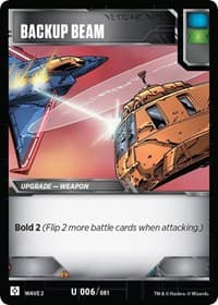 Backup Beam - Rise of the Combiners - Transformers TCG card