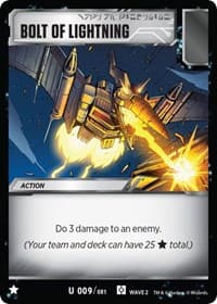 Bolt of Lightning - Rise of the Combiners - Transformers TCG card