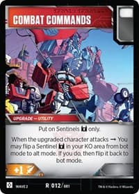 Combat Commands - Rise of the Combiners - Transformers TCG card