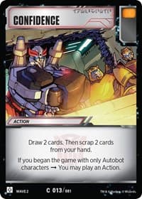 Confidence - Rise of the Combiners - Transformers TCG card