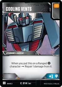 Cooling Vents - Rise of the Combiners - Transformers TCG card