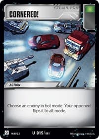 Cornered! - Rise of the Combiners - Transformers TCG card