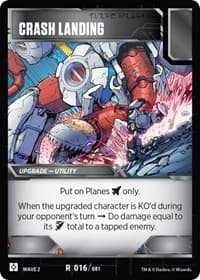 Crash Landing - Rise of the Combiners - Transformers TCG card