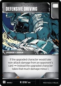 Defensive Driving - Rise of the Combiners - Transformers TCG card