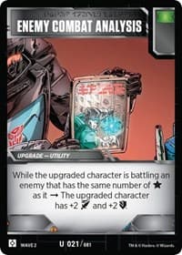Enemy Combat Analysis - Rise of the Combiners - Transformers TCG card