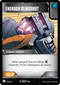 Energon Slingshot - Rise of the Combiners - Transformers TCG card