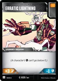 Erratic Lightning - Rise of the Combiners - Transformers TCG card