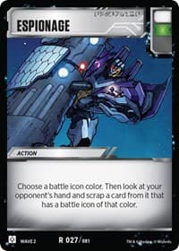 Espionage - Rise of the Combiners - Transformers TCG card