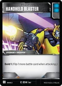 Handheld Blaster - Rise of the Combiners - Transformers TCG card
