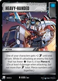 Heavy-Handed - Rise of the Combiners - Transformers TCG card