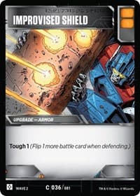 Improvised Shield - Rise of the Combiners - Transformers TCG card