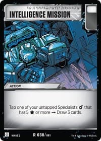 Intelligence Mission - Rise of the Combiners - Transformers TCG card