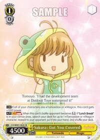 Sakura: Got You Covered (SR) - Cardcaptor Sakura: Clear Card - Weiss Schwarz card