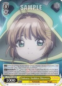 Sakura: Sudden Showers (SR) - Cardcaptor Sakura: Clear Card - Weiss Schwarz card