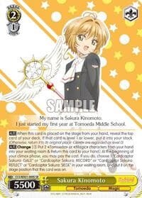 Sakura Kinomoto (SR) - Cardcaptor Sakura: Clear Card - Weiss Schwarz card
