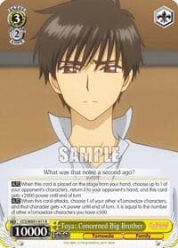 Toya: Concerned Big Brother - Cardcaptor Sakura: Clear Card - Weiss Schwarz card