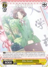 Rika Sasaki - Cardcaptor Sakura: Clear Card - Weiss Schwarz card