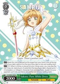 Sakura: Pure White Dress - Cardcaptor Sakura: Clear Card - Weiss Schwarz card