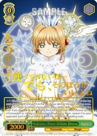 Sakura: Pure White Dress (SEC) - Cardcaptor Sakura: Clear Card - Weiss Schwarz card