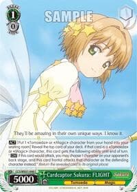Cardcaptor Sakura: FLIGHT - Cardcaptor Sakura: Clear Card - Weiss Schwarz card