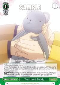 Treasured Teddy - Cardcaptor Sakura: Clear Card - Weiss Schwarz card