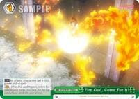 Fire God, Come Forth! - Cardcaptor Sakura: Clear Card - Weiss Schwarz card