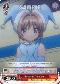 Sakura: Deja Vu - Cardcaptor Sakura: Clear Card - Weiss Schwarz card