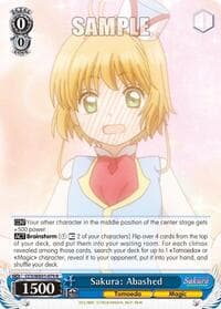 Sakura: Abashed - Cardcaptor Sakura: Clear Card - Weiss Schwarz card