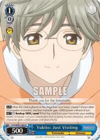 Yukito: Just Visiting - Cardcaptor Sakura: Clear Card - Weiss Schwarz card