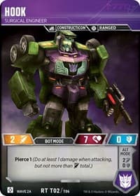 Hook - Surgical Engineer (Wave 2A - Devastator) - Rise of the Combiners - Transformers TCG card