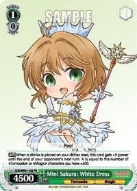 Mini Sakura: White Dress - Cardcaptor Sakura: Clear Card - Weiss Schwarz card