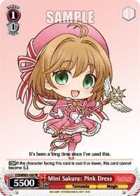 Mini Sakura: Pink Dress - Cardcaptor Sakura: Clear Card - Weiss Schwarz card