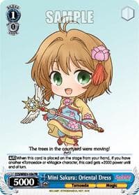 Mini Sakura: Oriental Dress - Cardcaptor Sakura: Clear Card - Weiss Schwarz card