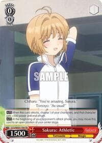 Sakura: Athletic - Cardcaptor Sakura: Clear Card - Weiss Schwarz card