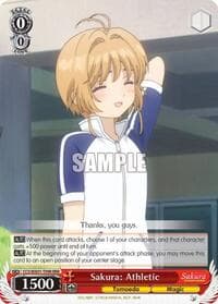 Sakura: Athletic (RRR) - Cardcaptor Sakura: Clear Card - Weiss Schwarz card