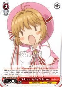 Sakura: Spiky Solution - Cardcaptor Sakura: Clear Card - Weiss Schwarz card