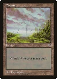 Swamp (Tall Grass) - Mirage - Magic: The Gathering card