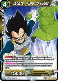 Vegeta, Time to Fight - Destroyer Kings - Dragon Ball Super: Masters card