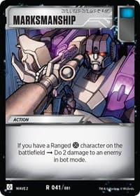 Marksmanship - Rise of the Combiners - Transformers TCG card