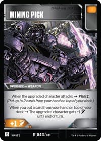 Mining Pick - Rise of the Combiners - Transformers TCG card