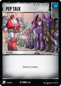 Pep Talk - Rise of the Combiners - Transformers TCG card
