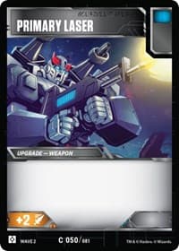 Primary Laser - Rise of the Combiners - Transformers TCG card