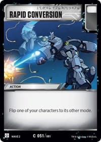 Rapid Conversion - Rise of the Combiners - Transformers TCG card