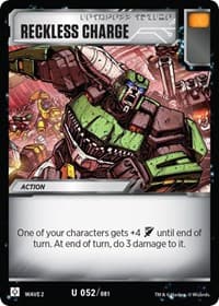 Reckless Charge - Rise of the Combiners - Transformers TCG card