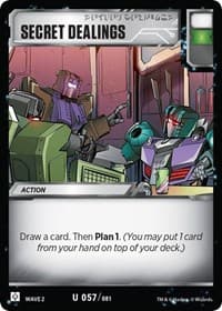 Secret Dealings - Rise of the Combiners - Transformers TCG card