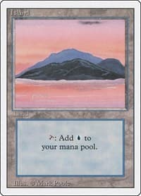 Island (C) - Revised Edition - Magic: The Gathering card