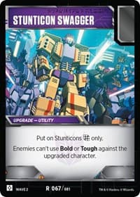 Stunticon Swagger - Rise of the Combiners - Transformers TCG card